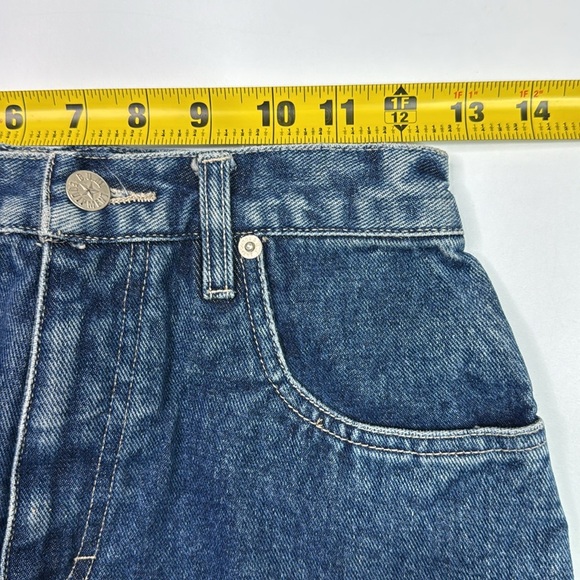 Vintage Bum Equipment Denim Shorts Size 7/8 Waist 24 - Picture 3 of 10